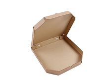 Коробка для пиццы цвет - бурый (в упаковке 10 штук)