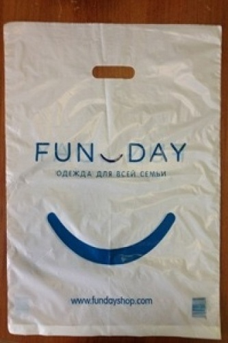 Пакет с вырубной ручкой «Fun Day»